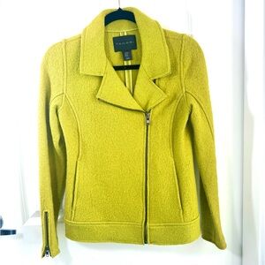 Tahari XS Women's Bright Green Chartreuse Jacket